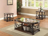 Laney - Glass Top Coffee And End Table Set