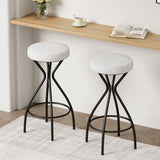 Modern Backless Bar Stools For Kitchen Island (Set of 2)