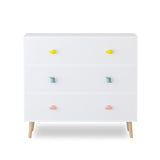 3 Drawer Dresser, Storage Cabinet With Anti Tip Safety