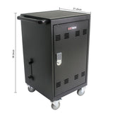 Mobile Charging Cart And Cabinet For Tablets Laptops 30 Device With Combination Lock