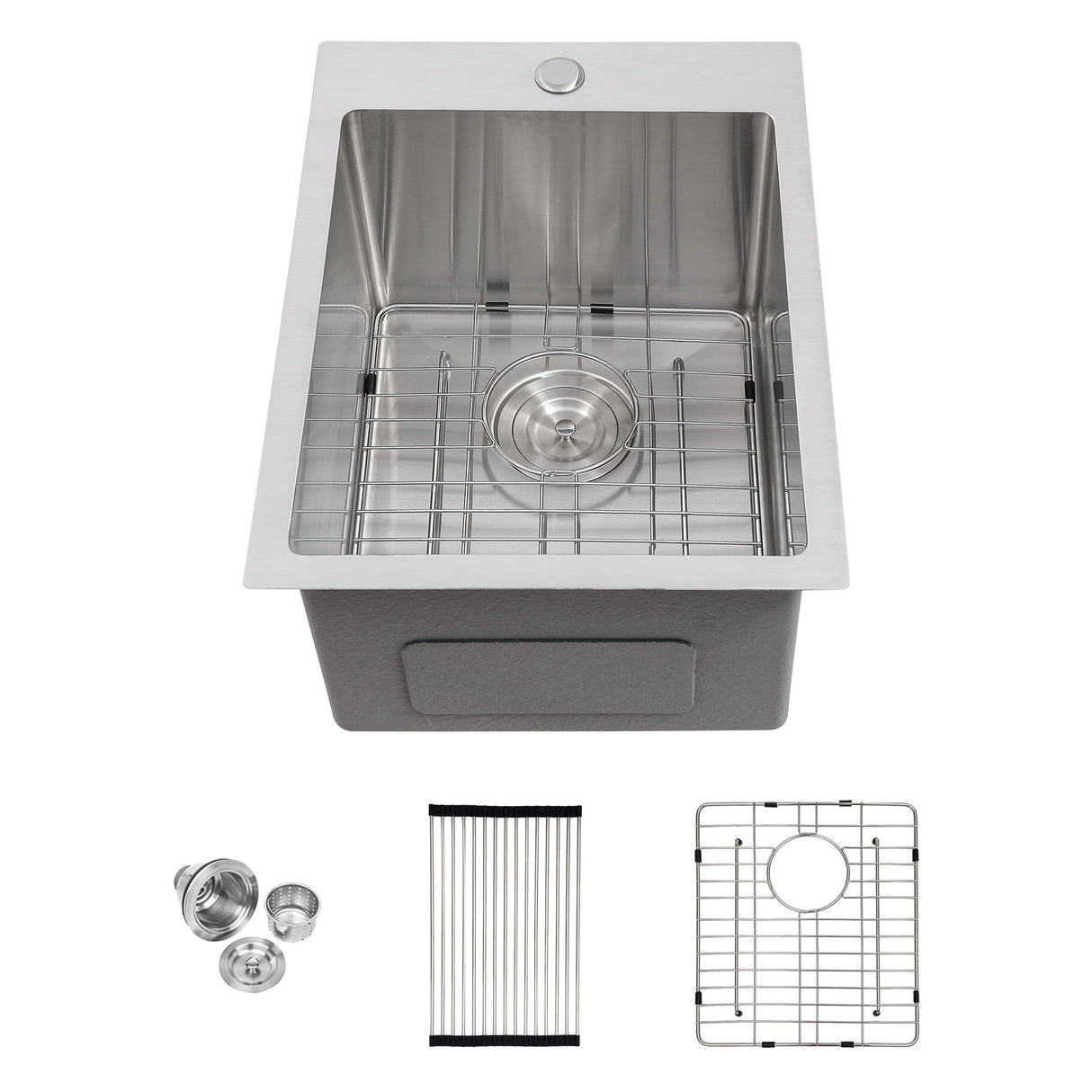 Stainless Steel Drop In Kitchen Sink, Topmount