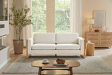 Modern Sofa With Solid Wood Legs, 3 Seater