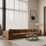 Shaggy - Fabric 4 Seat Modular Sofa
