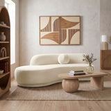 Avra - 86" Velvet Performance Fabric Upholstered Sofa