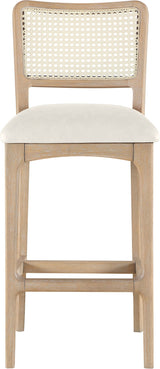 Atrium - Upholstered Bar Stool (Set of 2) - Brushed Natural Frame