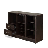 Hazen - 33" Wine Cabinet - Espresso