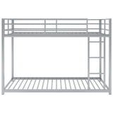 Metal Bunk Bed, Low Bunk Bed With Ladder