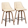 Gianna - Mid Century Modern Counter Stool (Set of 2)