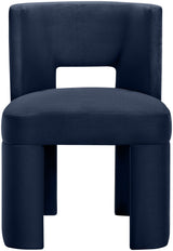 Zuno - Velvet Performance Fabric Upholstered Dining Chair (Set of 2)