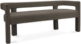 Athena - Boucle Fabric Bench
