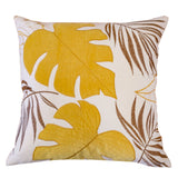 Autumn Vibes Leaf Accent Pillow