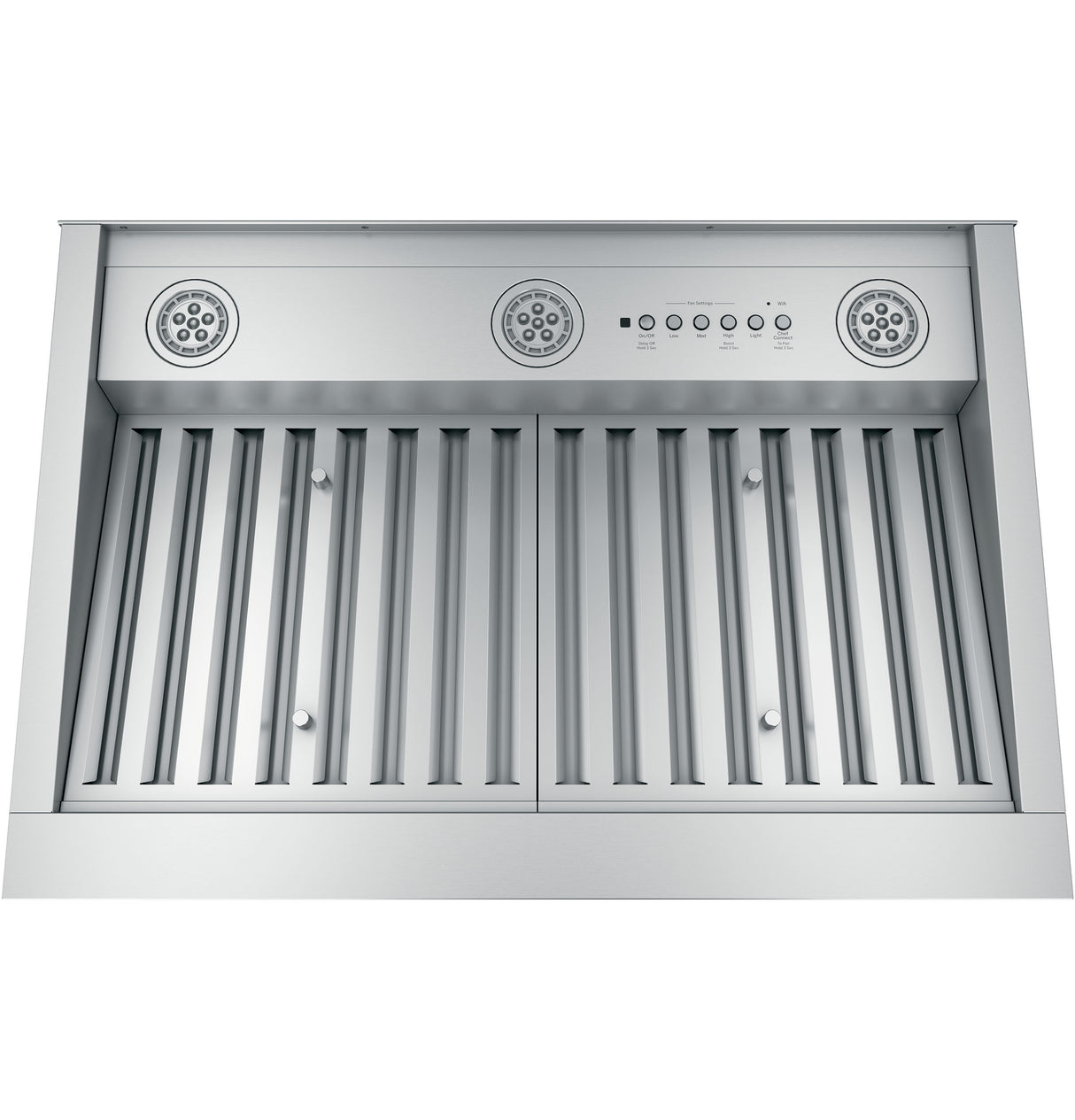 GE UVC9300SLSS - 30 in. Smart Convertible Standard Style Range Hood with 610 CFM, 4 Fan Speeds & 3 LED Lights - Stainless Steel