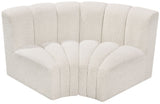 Arc - Boucle Fabric 2 Piece Modular Sofa
