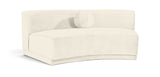 Avra - Velvet Performance Fabric Upholstered Armless Sofa
