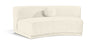 Avra - Velvet Performance Fabric Upholstered Armless Sofa