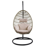 Vasant - Hanging Chair - Fabric & Wicker