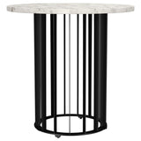 Haven - Round Genuine White Marble Top Table