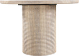 Rapallo - 43" Concrete Indoor/Outdoor Dining Table - Travertine