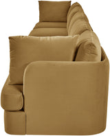 Hammond - Velvet Performance Fabric Upholstered 5 Piece Sofa