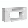 TV Stand With Adjustable Shelves & Double Doors