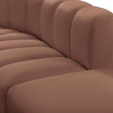Arc - Faux Leather 6 Piece Modular Sofa