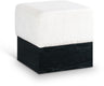 Havre - Ottoman / Stool With Black Base