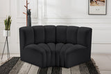 Arc - Faux Leather 2 Piece Modular Sofa
