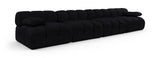 Orin - Velvet 4 Piece Modular Sofa