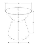 Drum Accent Side Table, Contemporary & Modern Elegant Design