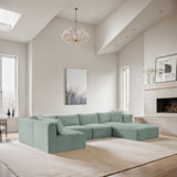 Shaggy - 6 Piece Modular U-Shaped Sectional
