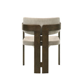 Destin - Side Chair - Light Gray Fabric & Walnut