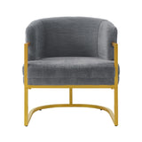 Upholstered Reading Accent Armchair For Living Room
