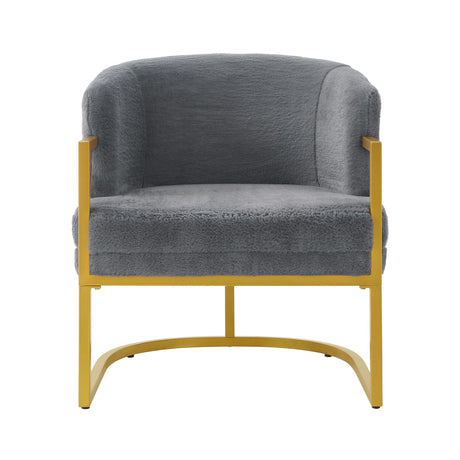 Upholstered Reading Accent Armchair For Living Room