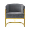 Upholstered Reading Accent Armchair For Living Room
