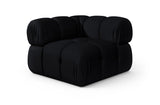 Orin - Velvet Performance Fabric Upholstered Modular Corner Chair