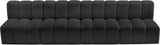 Arc - Faux Leather 4 Seats Modular Sofa