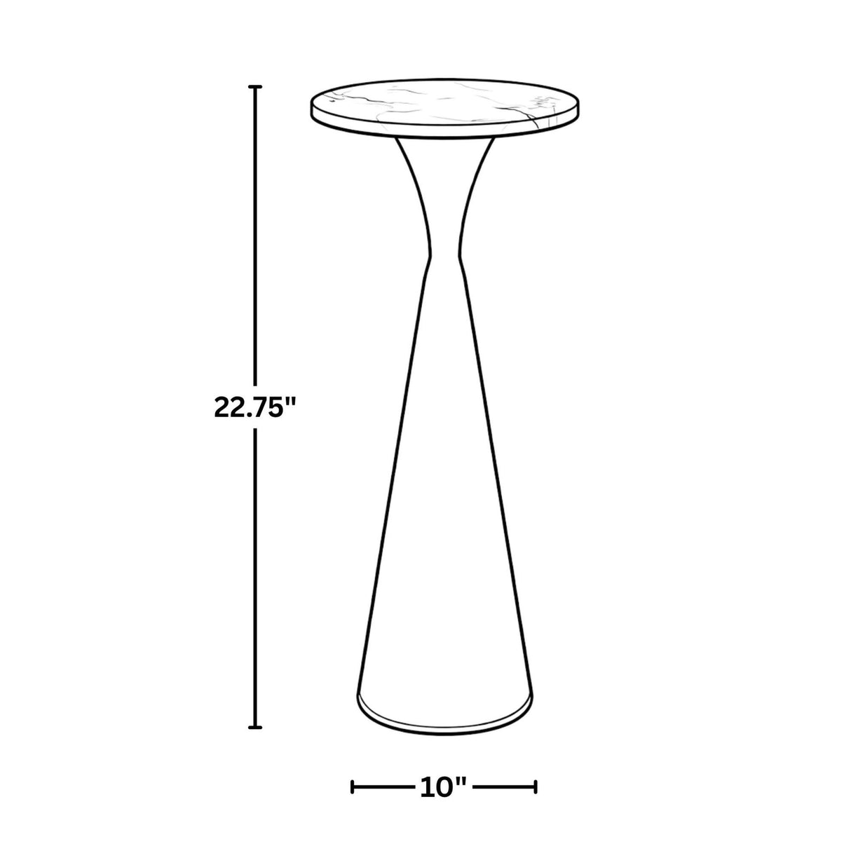 Gemma - Marble Side Table