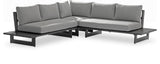 Maldives - Water Resistant Outdoor Patio Sectional With Gray Frame