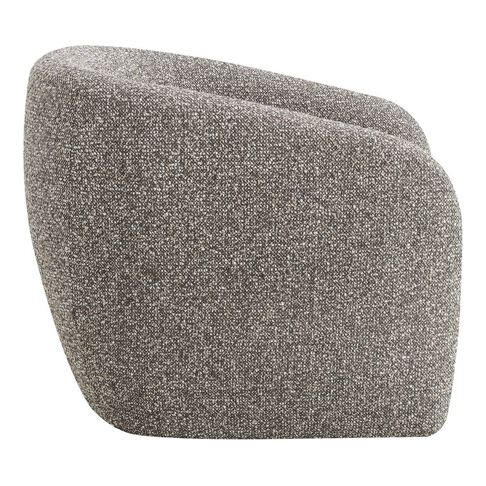 Livia - Accent Chair - Brown & Gray Tweed