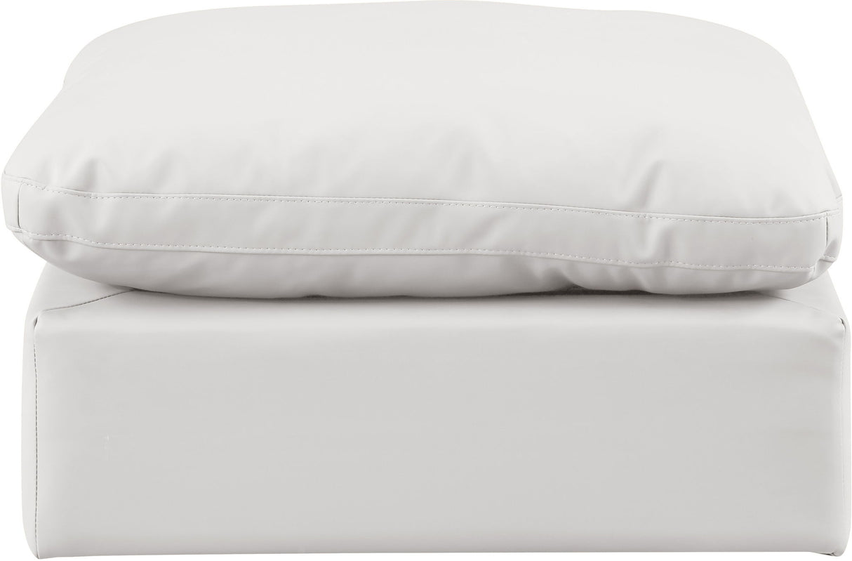 Indulge - Faux Leather Ottoman
