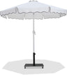 Amalfi - Aluminum Patio Umbrella - Black Base / White Pole