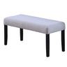Contemporary Dining Bench Soft Upholstered