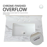 Elegant Sintered Stone Bathroom Vanity Top With Rectangular Undermount Ceramic Sink