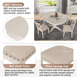 5 Piece Dining Room Set, Table And Chairs Set For 4 Persons