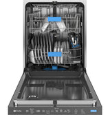 GE Profile(TM) ENERGY STAR(R) Fingerprint Resistant Top Control Stainless Interior Dishwasher with Microban(TM) Antimicrobial Protection with Sanitize Cycle - (PDP715SYVFS)