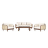Wavefront - 4-Piece Outdoor Conversation Set With Cushions