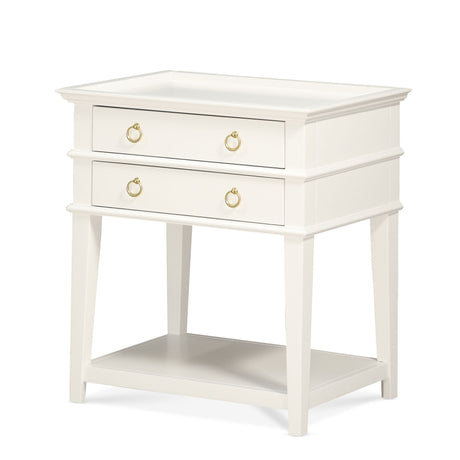 Carmona - 2 Drawer Tray Top Nightstand Pulls