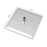 8" Square Rain Shower Head, Ceiling / Wall Mount Stainless Steel Bath Fixture