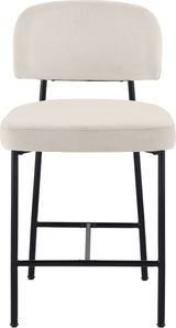 Zarelle - Performance Fabric Upholstered Counter Stool (Set of 2)