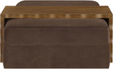 Woodra - Velvet Coffee Table/Ottoman